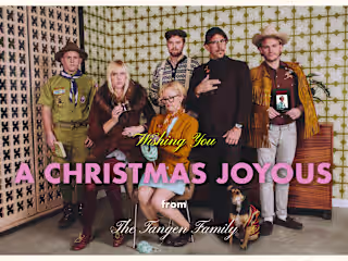 A Wes Anderson Family Christmas Card