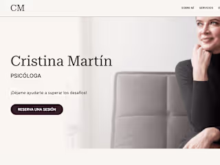 Página principal - Cristina Martin