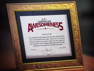 Certificate of Awesomeness