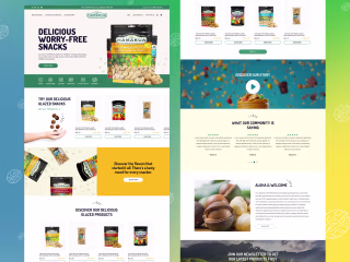 Hamakua - Quick Home & product page revamp for e-commerce. 