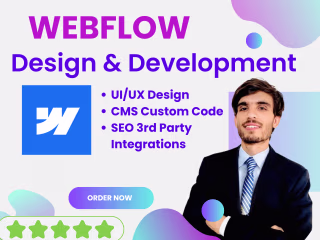 Webflow Development for Responsive Website