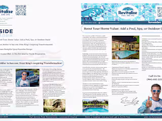 Revitalize Pool & Spa Maintance Newsletter 