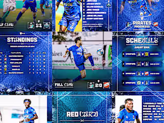 San Pedro Pirates - Social Media Rebrand
