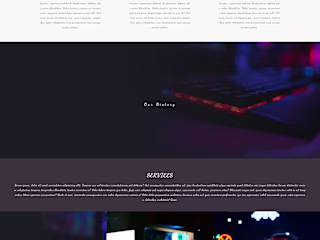 Gaming Website | Parallax Effects