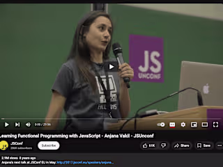 Learning Functional Programming in JavaScript Lecture