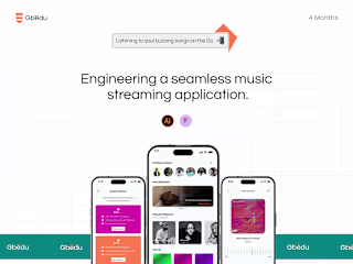 Design Of A Music Streaming Application-Gbedu