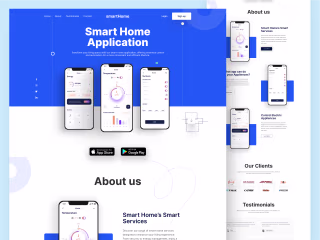 SmartHome - App Landing Page