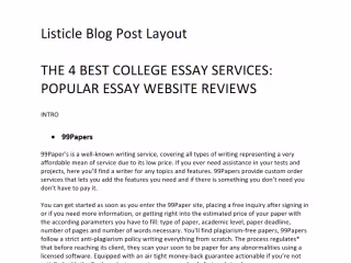 Have a taste of fantastic Blog Post content.