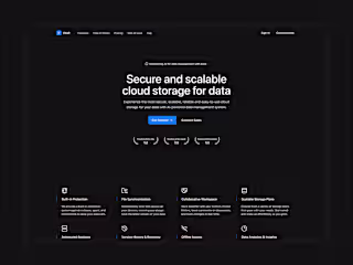 Vault - Premium SaaS Marketing Template Design