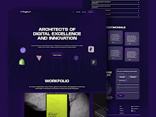 Futuristic Digital Agency Website