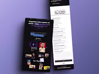 Video Production Agency website 