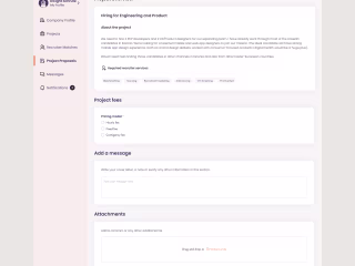 Relancer Marketplace Web app