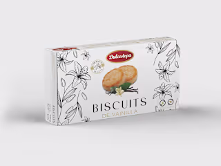 Vanilla Biscuits · Packaging design
