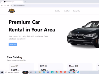 Car Rental & Taxi Booking Web Application