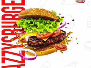 Burger Social Media Post Design