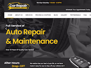 I will design a responsive eye catchy car tire, auto website