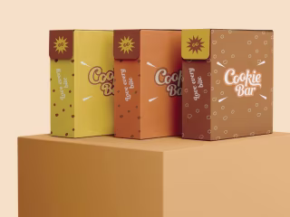 Cookie Bar Branding, Visual identity, Packaging design