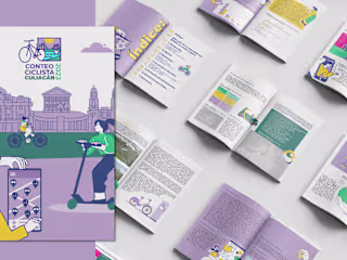 Conteo Ciclista Culiacan - Publication Layout Design