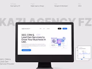 Kazi Agency Website Design & Dev