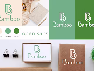 Bamboo Paper Logo Concept