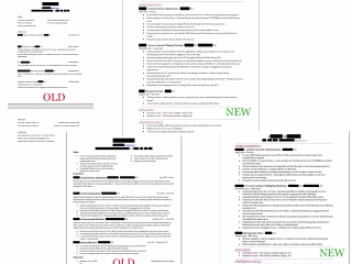 Resume Editing & Rewriting