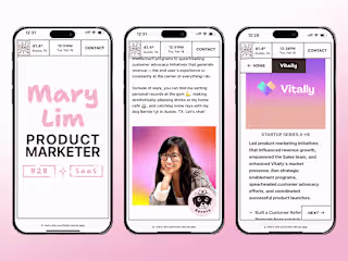 Product Marketer Portfolio