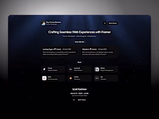 Portfolio website