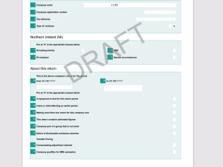 UK Company tax return filing