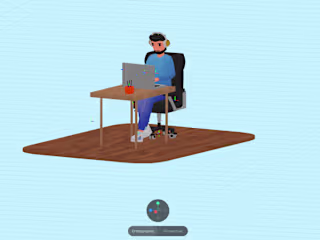 3D Spline x Webflow (Tom-Eering-Portfolio)