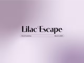 Lilac Escape Brand Guidelines