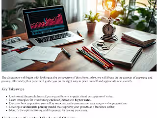 A Guide for Freelance Writers on How to Set Good Prices.