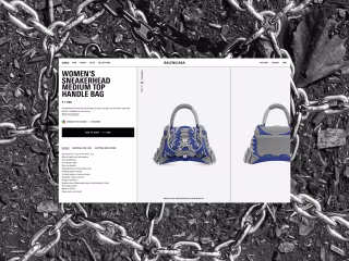 Balenciaga - Redesign ecommerce website