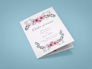 Wedding Order of service