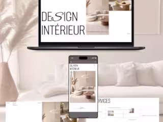 Website for interior design agency 