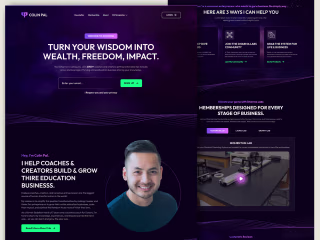 Web Design of Educational Business Build & Growth:: Behance
