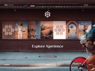 Website in Framer Figma for Explore Xperience Travel company