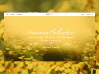 Sustainable Clothing Brand Halvey