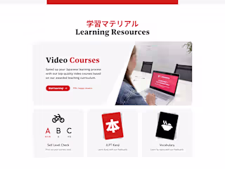 Japademy - Marketing Landing Page