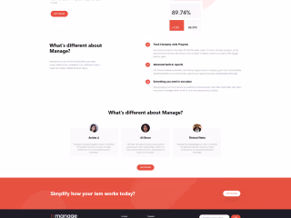 Landing Page for a client