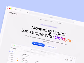 Optisync {SaaS Website} :: Behance