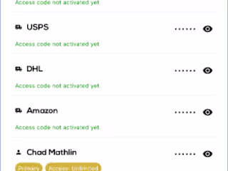 Parcel Safe Systems : IOT Control App
