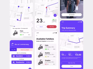 Fatbike Sharing: Web App Design