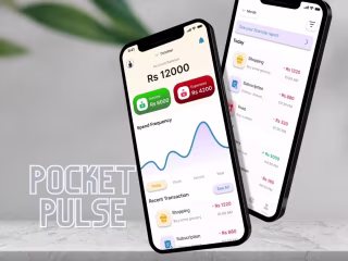 Pocket Pulse - An Expense Tracker App UI