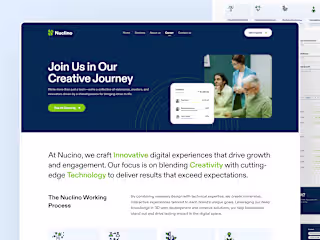 Animated Website for Creative Agency using Jitter