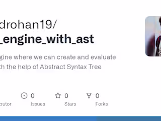 Rule Engine with Abstract Syntax Tree (AST)