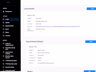 Appointment Management System for Real Estate Agents
