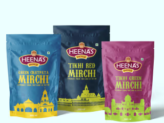 Identity and Packaging Design - Heenas 