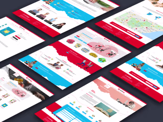 Cometa Roja web page Design :: Behance