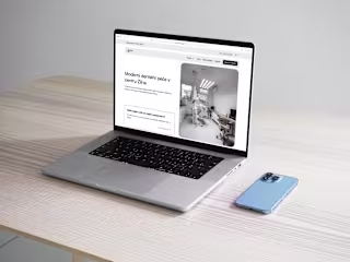 New modern website for dental office