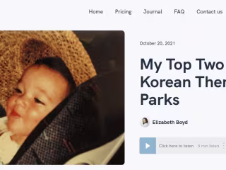 Korean-Related Website Content 